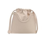QXHSSM Borsa tote da donna, borsa a tracolla da donna, borsa a secchiello con coulisse, borsa da ascella in pelle PU for viaggi quotidiani(White)