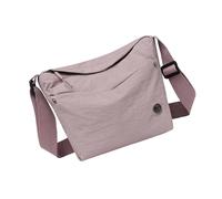 QXHSSM Borsa tote for donna, borsa da donna in stile coreano, borsa a tracolla elegante, borsa a secchiello tinta unita(Purple)