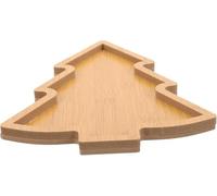 QXHSSM Vassoio da Portata in Legno a Forma di Albero di Natale, con Scomparti Multipli, for Snack e antipasti, Ideale for Condividere Cibo Durante Le Feste e pranzi Festivi in ristoranti e Case.