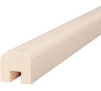 Qxmiguel Corrimano in Legno for Scale, corrimano Superiori in Vetro, Canale Superiore in Vetro, scanalatura for schede, Lunghezza Personalizzabile(Pine,90cm)