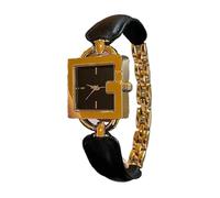 Qxmiguel Orologi alla Moda Orologio da Donna Classico con Cinturino in Pelle, Quadrato, al Quarzo, Orologio da Polso da Donna, Impermeabile, Regalo di Compleanno for Le Donne. Ritorno a Scuola(Svart)