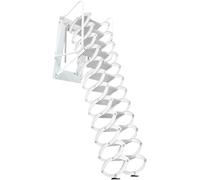 Qxmiguel Scale Attico Sfondi del soffitto Montaggio Parete abbattere Le Scale in Lega in Lega 12 gradini a Loft Estensione Scale telescopicate telescop Scale soppalco