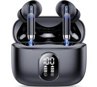 QXQ Cuffie Bluetooth, 2026 Nuovo Auricolari Bluetooth 5.4 Hi-Fi Stereo con 4 ENC Mics, 40 Ore Mini Cuffie Wireless Cancellazione Rumore Cuffiette Bluetooth, Cuffie Senza Filo per Android/iOS, Nero