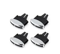 Qxryzp 1/2/4/6PCS Auto Anteriore Posteriore Air Vent AC Slider Tab Clip, for Maserati, Quattroporte GranCabrio GranTurismo 225787,225787-C Clip per bocchetta di ventilazione(4PCS)