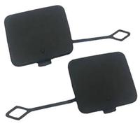 Qxryzp 2 Set Paraurti posteriore Gancio di traino Coperture Tappo rimorchio, for, X3 F25 2011 2012 2013 2014 51127272415 Copertura per gancio di traino per paraurti poster