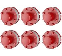 Qxryzp Bobina per decespugliatore, per Einhell 3405096 Linea di Ricambio per decespugliatore con Filo da 2 mm GE-CT 36/30 Li E Solo Agillo 36/255 Linea per decespugliatore(Black 6pcs)
