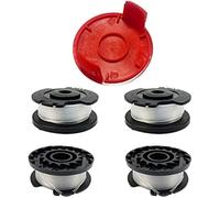Qxryzp Filo di Ricambio per tagliabordi, per Einhell GE-CT 18/28 Li e TC Tle-03 0.06-16Ft Linea per decespugliatore(Black 4 1)