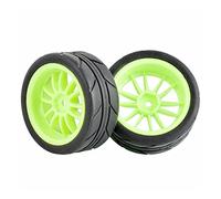 Qxryzp Pneumatici con Impugnatura Set di Ruote for Pneumatici, for HSP, for HPI, Auto da Corsa su Strada 1/10 1.10 Pneumatici Fuoristrada per Veicoli RC(6031G-6087)