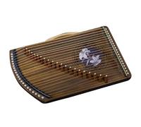 QXSJEDYCH Mini Guzheng, 60×35×6 cm, Guzheng Finger Trainer con zaino e accessori, 21 corde, adatto for principianti/professionisti Guzheng(Color:Schwarz)