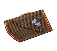 QXSJEDYCH Mini Guzheng, 60×35×6 cm, Guzheng Finger Trainer con zaino e accessori, 21 corde, adatto for principianti/professionisti Guzheng(Color:Rot)