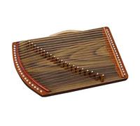 QXSJEDYCH Mini Guzheng con accessori e zaino, 21 corde, dimensioni: 60×35×6 cm, trainer professionale Guzheng adatto for adulti/bambini Guzheng(Color:Rot)