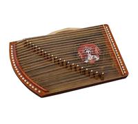 QXSJEDYCH Trainer Guzheng professionale adatto for adulti/bambini, Guzheng con zaino e accessori, dimensioni: 60×35×6 cm, 21 corde Guzheng(Color:Rot)