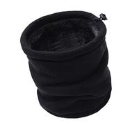 QXuan Fleece Scaldacollo Uomo Donna Collo Pile Termico Invernale Sport Moto Ciclismo Sci Snowboard Caldo Neck Warmer Beanie Mask (Nero)