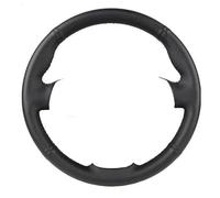 QXULMSLK Copertura in pelle sintetica per volante cucita a mano, per Fiat 500 2007-2015 500e 2014-2018 500C 2014-2017