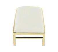 QXWD - Bracciolo di lusso per unghie, stabile, in metallo, per manicure, cuscino per mani