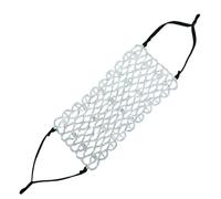 QXWD - Maschera a rete traspirante con strass, per Halloween, alla moda, per tutti i giorni