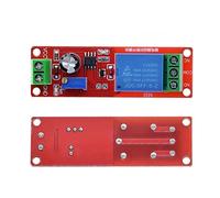 QXWPBIBAN 1 PZ NE555 Timer Interruttore Regolabile Modulo Relè di Ritardo DC 12 V Scudo 0~10 S