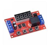 QXWPBIBAN DC 5V 12V 24V 10A Modulo Relè di Ritardo Regolabile LED Temporizzazione Digitale Timer Delay Trigger Switch Interruttore Controllo del