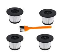 QXWRLD Aspirapolvere lavabili Filtro HEPA di ricambio, for MooSoo K24 K27 Aspirapolvere con filo, Accessori for parti filtranti Filtro di ricambio per aspirapolvere(4pcs)