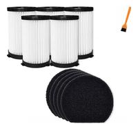 QXWRLD For MooSoo, for D600 D601, for Cecotec Conga Thunderbrush 520 560, for Ariete Handy Force 2761 2759 RBT, elemento filtro HEPA for aspirapolvere Filtro di ricambio per aspirapolvere(SET 3)