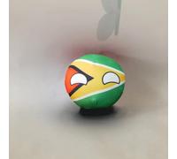 QXXKJDF 7.9 In 3.9 In Pallina polacca, Pallina country, Australia, Giappone, Maldive, Angola, Peluche, Palline country(Guyana,3.7in)