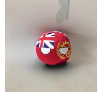 QXXKJDF 7.9 In 3.9 In Pallina polacca, Pallina country, Australia, Giappone, Maldive, Angola, Peluche, Palline country(British isles,3.7in)