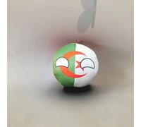 QXXKJDF 7,9 pollici 3,9 pollici Country Ball Emirati Arabi Uniti Argentina Belgio Regno Unito Country Balls Festival Regalo Peluche(Algeria,3.7in)