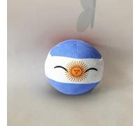 QXXKJDF 7,9 pollici 3,9 pollici Country Ball Emirati Arabi Uniti Argentina Belgio Regno Unito Country Balls Festival Regalo Peluche(Argentina,7.8in)