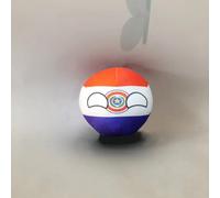 QXXKJDF 7,9 pollici 3,9 pollici Peluche Country Ball, Francia, Qatar, Croazia, Peluche, Country Balls, Polonia Ball(Paraguay,7.8in)