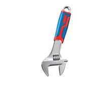 QYCWHXVDF 1 pezzo di chiave inglese resistente regolabile for corrosione, cromatura, strumento manuale for impianti idraulici industriali(12-inch)