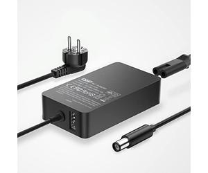 QYD Alimentatore 90W Caricatore Compatibile con Microsoft Surface Dock | Compatibilità: 2 Station, Micorsoft Surface Pro 8 7 6 5 4 Dock Station Netzteil Surface Book 1661 1749 Caricabatterie.