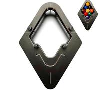 QYDZR Sistema di rastrelliera for biliardo professionale progettato con precisione che elimina gli spazi vuoti, rastrelliera for palline da biliardo triangolare/diamante Pro(A)