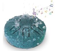 QYDZSHOP Tamburo della Pioggia per Uso Esterno, 8 Cm, 6 Note, Tamburo a Lingua in Acciaio, Tamburo della Pioggia, Risonanza Armoniosa dei Suoni Naturali, Sincronizzato con Il Ritmo della Natura