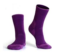 Qyeeypoc Calzini da Esterno per Uomo e Donna Calzini in Lana Merino, Calze Invernali da Sci Invernali Spesse Calde Viola