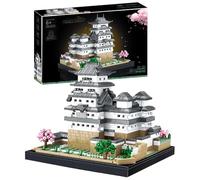QYEHF Architecture Castello di Himeji, Collezione Architecture Landmarks,Castello di Himeji 1746PCS Building Set,Lei o Lui e per i Fan della Cultura Giapponese, famosi edifici