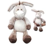 QYEHF Little Donkey Doll, Bambola d'asino,Realistico Animali Di Peluche,Fantastiche idee regalo per la mia migliore amica,peluche per coccolare e giocare 32CM