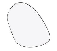 QYEHTUN Compatibile con Nissan per Cube 2009-2014 per Juke 2011 2012 2013 2014 Auto Porta Laterale Sinistra Destra Specchietto Retrovisore Riscaldato Vetro Vetro Specchio Retrovisore(Left)