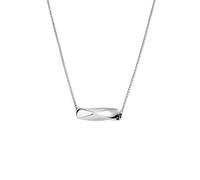 QYEURFOF Collana, Collana Semplice Sterling for Donna in Argento Geometrico S925 con Catena in Osso di Serpente Delicato Girocollo alla Moda Delicata a Gioielli Regalo for Le Sue Ragazze Coppie