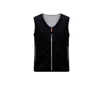 QYEURFOF Gilet riscaldato, Gilet Termico Invernale Caldo riscaldatore con Ricarica USBGilet riscaldante da Viaggio for Escursionismo Pesca all'aperto,Nero,XL(L)