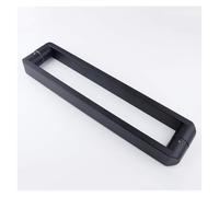QYEURFOF Maniglie per porte in vetro, Maniglia for porta push-pull for ufficio a tubo quadrato in acciaio inossidabile 304/Maniglia for doccia for bagno - Nera, 9 dimensioni(Length440mm)