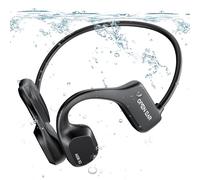 QYGCKJ Cuffie Conduzione Ossea, Auricolari Conduzione Ossea Wireless Bluetooth 5.3, Auricolari Sportive Bluetooth Impermeabili IPX8,Open-ear Cuffie per Corsa Ciclismo Guida Fitness Nuoto
