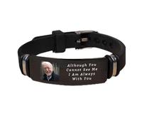 Qygtritvo Braccialetto commemorativo personalizzato con simpatia, regalo di simpatia per una persona cara e animali domestici, F, Nessuna pietra preziosa