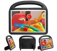 QYiD Custodia Bambini per Galaxy Tab A7 10.4 Pollici 2020 SM-T500/T505, Eva Bambini Antiurto Leggero Protettiva Maniglia Cover con Supporto per Bambini per Galaxy Tab A 10.4" 2020 SM-T500/T505, Nero