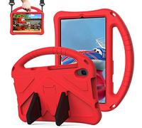 QYiD Custodia Bambini per Huawei MatePad T8 8.0" 2020, Rigida Custodia Antiurto Leggero Non-Toxic Eva Protettiva con Kicksupporto & Tracolla per Huawei MatePad T8 KOB2-L09 KOB2-L03, Rosso