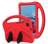 QYiD Custodia Bambini per Huawei MediaPad M5 8.4 Case, Rigida Custodia Antiurto Leggero Non-Toxic Eva Protettiva con Kicksupporto per Huawei M5 8 8.4 Pollici 2018, Rosso