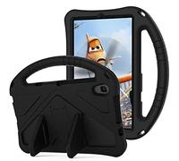 QYiD Custodia Bambini per Huawei Mediapad M5 Lite 8.0", Rigida Custodia Antiurto Leggero Non-Toxic Eva Protettiva con Kicksupporto per Huawei Mediapad M5 Lite 8.0 Pollici 2019, Nero
