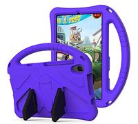 QYiD Custodia Bambini per Huawei Mediapad M5 Lite 8.0", Rigida Custodia Antiurto Leggero Non-Toxic Eva Protettiva con Kicksupporto per Huawei Mediapad M5 Lite 8.0 Pollici 2019, Viola
