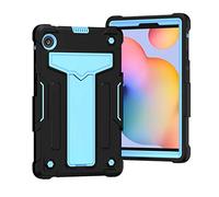 QYiD Custodia per all-New Fire HD 8 2020/ Fire HD 8 Plus 2020 (10th Gen 2020 Release), Heavy Duty Shockproof Rugged Custodia Protettiva Robusta Antiurto per Fire HD 8 8.0 Pollici, Nero/Blue