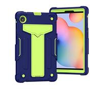 QYiD Custodia per all-New Fire HD 8 2020/ Fire HD 8 Plus 2020 (10th Gen 2020 Release), Heavy Duty Shockproof Rugged Custodia Protettiva Robusta Antiurto per Fire HD 8 8.0", Blu Navy/Olivine