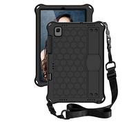 QYiD Custodia per Fire HD 8/ Fire HD 8 Plus (10th Generation, 2020 Release), EVA Custodia Leggera Protettiva Antiurto per Bambini con Supporto & Portapenna, Tracolla per Fire HD 8 Tablet, Black/Black